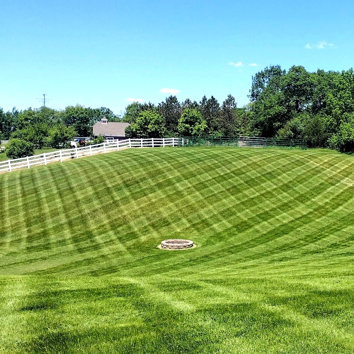Mowing Near New Berlin Mowing near New Berlin